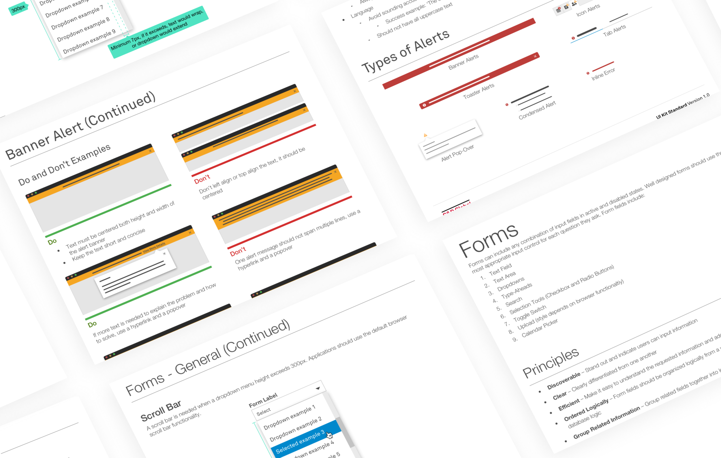 RAP UI component library and style guide