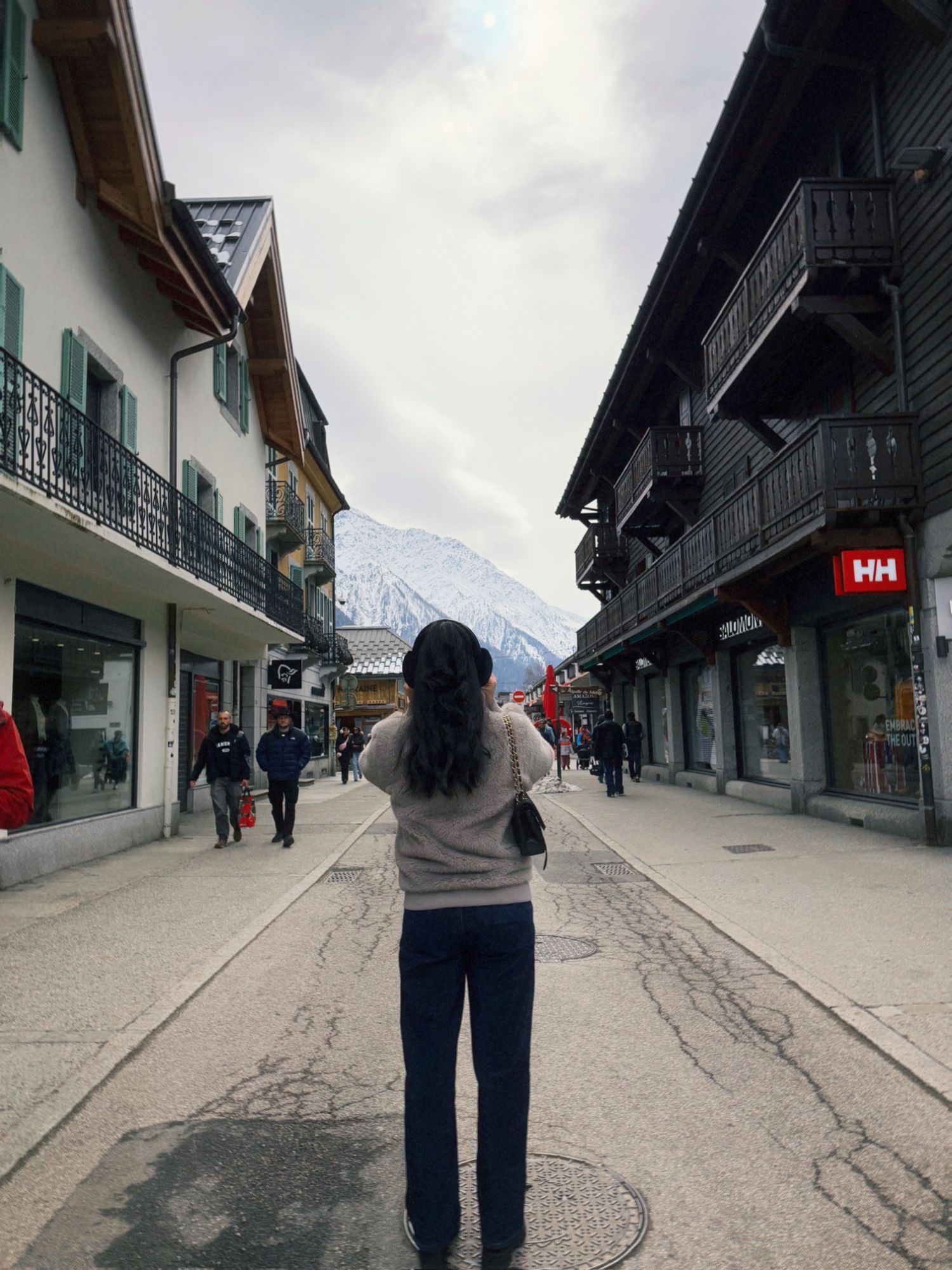 Tina in Chamonix, France